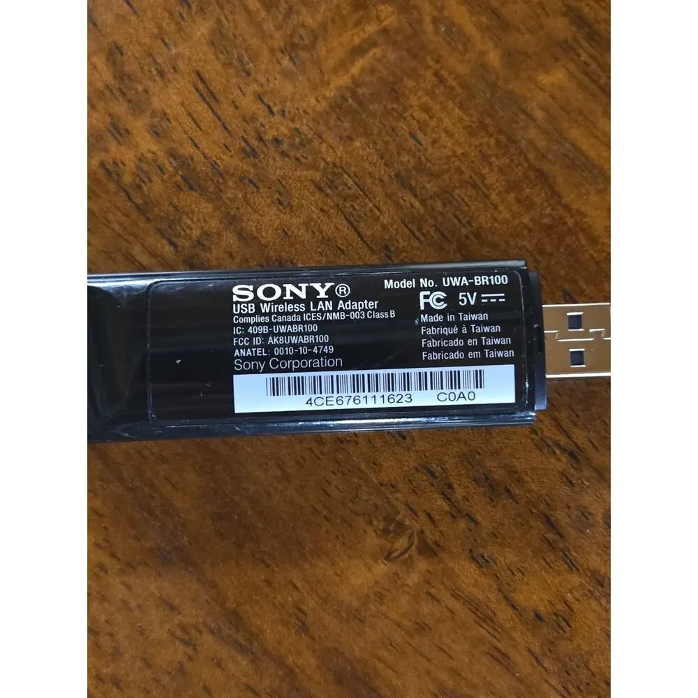 Sony UWA-BR100 USB Wireless LAN Adapter With Cable Base
